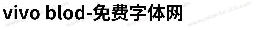 vivo blod字体转换